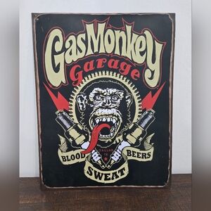 Gas Monkey Garage Heavy Duty Tin Metal Signs Home Décor 16x12.5